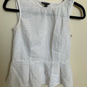 Brooks brothers sleeveless blouse
